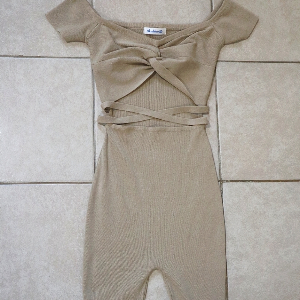 Beige Romper